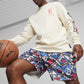 Puma | IN YOUR CARDS BASKETBALL SHORTS  { ALPINE SNOW-AOP