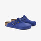 Birkenstock | BOSTON NUBUCK LEATHER  { BLUE/INDIGO BLUE