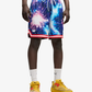 PUMA | X POKEMON ALL OVER PRINTED BASKETBALL SHORTS {  PUMA BLACK-AOP