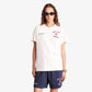 SPORTY & RICH | HOME RUN T-SHIRT { WHITE/SPORTS RED/NAVY