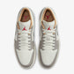 JORDAN | AIR JORDAN 1 LOW { SAIL/FIRE RED-COLLEGE GREY-HEMP