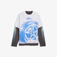 PUMA | x FAST & FURIOUS  LONG SLEEVE LAYERED TEE { PUMA WHITE-DUSKY GRAY