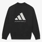 Adidas Originals | BASKETBALL 001 CREW NECK SWEAT  { BLACK