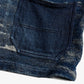 FDMTL | JACQUARD DENIM COVERALL 5YR WASH { INDIGO