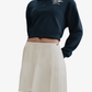 NIKE | PLEATED SKIRT { WHITE