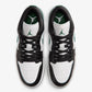 JORDAN | AIR JORDAN 1 LOW { BLACK/SUMMIT WHITE-GORGE GREEN