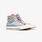 Converse | CHUCK 70 HI  { BLUE/SILVER