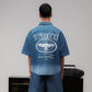 SUPERKICKS | PINSTRIPE SHIRT { BLUE/WHITE