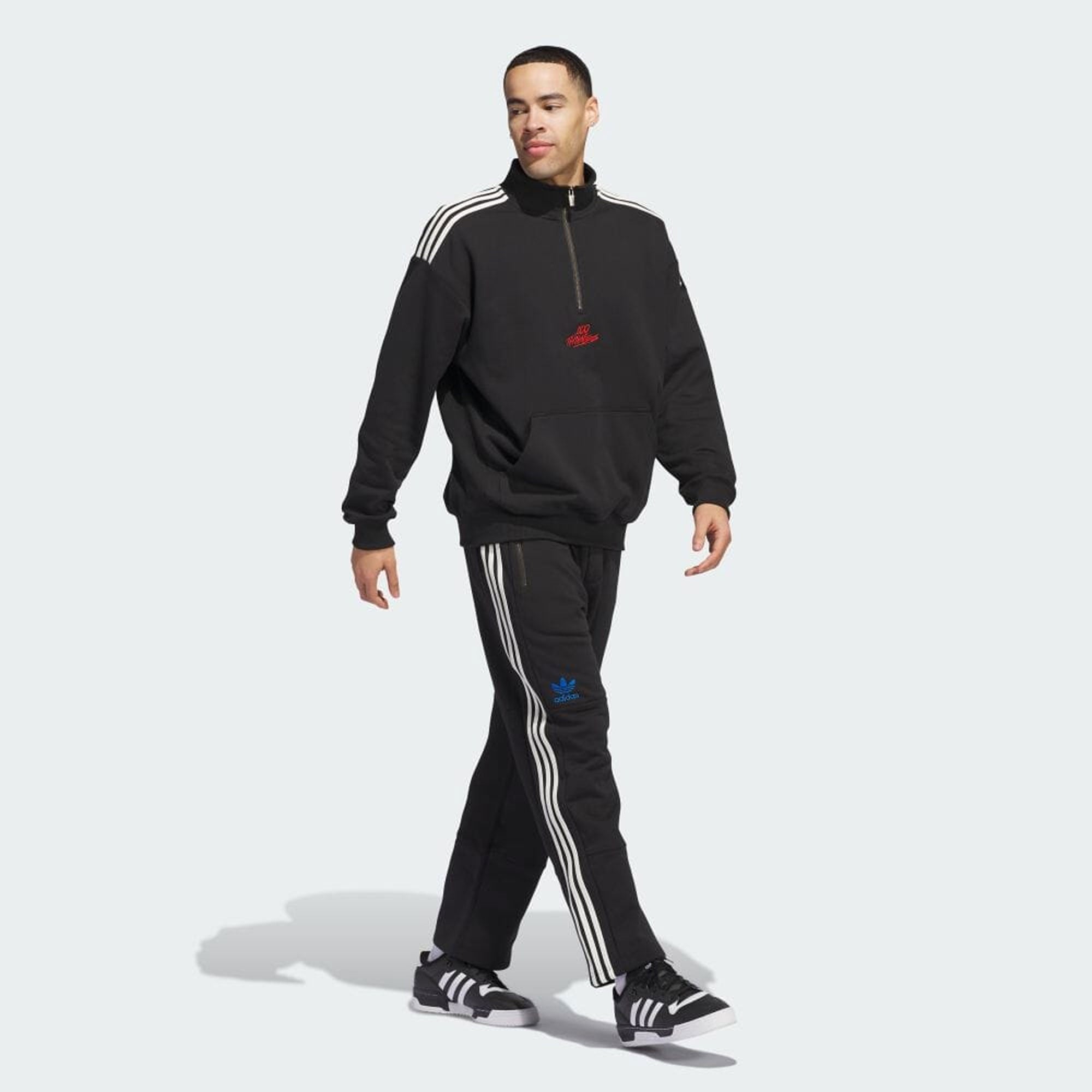 Adidas Originals | 100 THIEVES 1/2 ZIP { BLACK – Superkicks