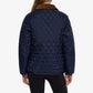 SPORTY & RICH | VENDOME NYLON QUILTED JACKET { NAVY