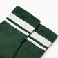 Superkicks | CREW SOCKS  { GREEN