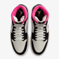 JORDAN | AIR JORDAN 1 MID SE { BLACK/UNIVERSITY GOLD-SAIL-PINKSICLE