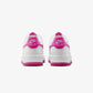 Nike | AIR FORCE 1 (GS)  { WHITE/LASER FUCHSIA