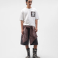ALMOST GODS | TEMPLAR JACQUARD BOXY TEE { WHITE