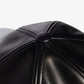 ADIDAS ORIGINALS | POLYURETHANE TREFOIL OUTLINE BASEBALL CAP { BLACK