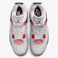 JORDAN | AIR JORDAN 4 RETRO "COMIC" { OFF WHITE/FIRE PINK-ANTHRACITE