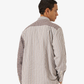 UNIVERSAL WORKS | MADISON CHECK/STRIPE STATION SHIRT { BROWN/BEIGE