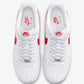 Nike | AIR FORCE 1 '07 { WHITE/UNIVERSITY RED