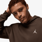 JORDAN | BROOKLYN FLEECE PULLOVER HOODIE { BAROQUE BROWN/SAIL