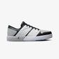 Jordan | NU RETRO 1 LOW  { WHITE/BLACK-LT SMOKE GREY-VARSITY RED