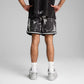 PUMA | HOOPS x LAFRANCE WRITTEN IN CHROME SHORTS { PUMA BLACK/WHITE