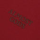 ALMOST GODS | LOGO DROP SHOULDER TEE { RED