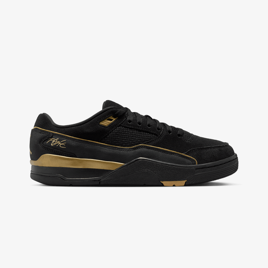 Jordan | FLIGHT COURT { BLACK/METALLIC GOLD