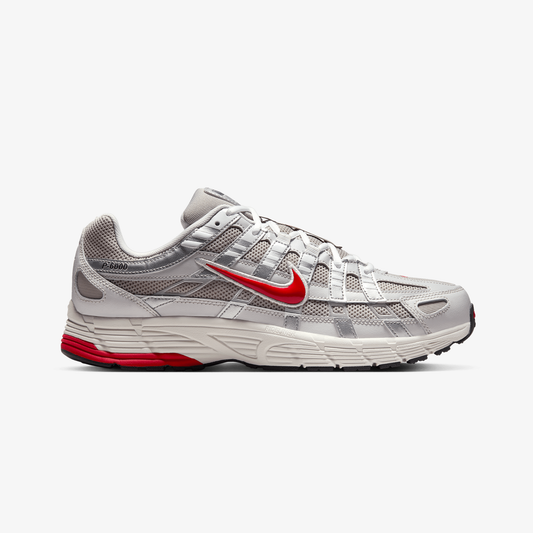 NIKE | P-6000 { COLLEGE GREY/FIRE RED-VAST GREY-PHANTOM
