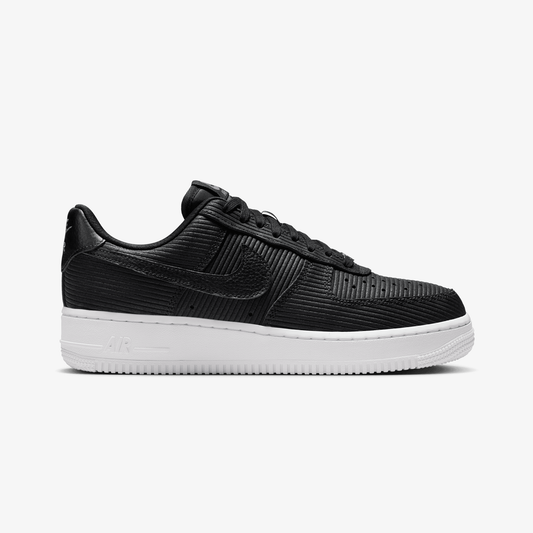 NIKE | AIR FORCE 1 '07 { BLACK/BLACK-SMOKE GREY-METALLIC SILVER
