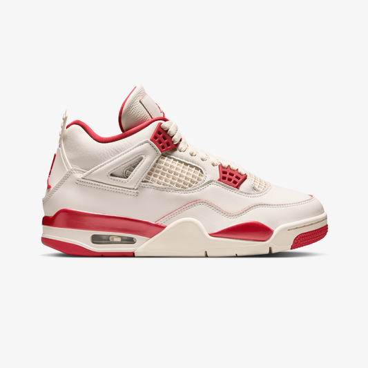 Jordan | AIR JORDAN 4 RETRO { PALE IVORY/SIERRA RED-TOUGH RED