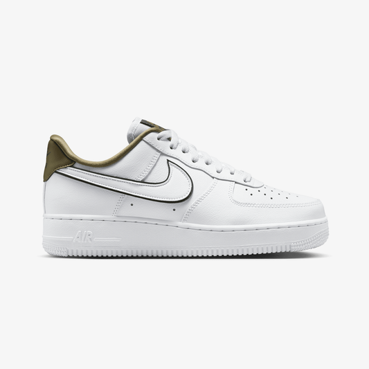 Nike | AIR FORCE 1 '07 ESSENTIAL { WHITE/SEQUOIA-MEDIUM OLIVE
