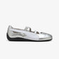 PUMA | SPEEDCAT BALLET METALLIC { SILVER-PUMA WHITE