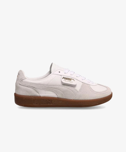 PUMA | PALERMO LEATHER { PUMA WHITE/GLACIAL GRAY-GUM