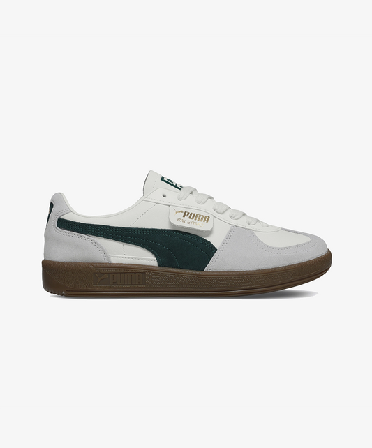 PUMA | PALERMO LEATHER { WARM WHITE/GREEN TERRAIN