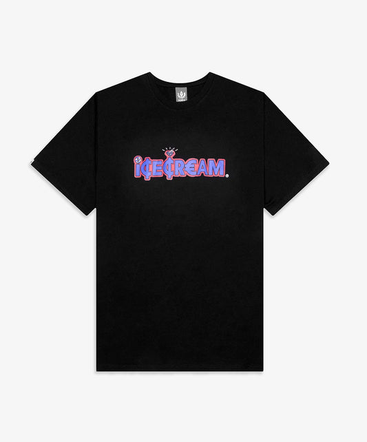 Icecream | WORD S/S TEE { BLACK
