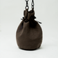 SUPERKICKS | REWORKED SHOULDER POUCH { BROWN