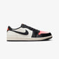 JORDAN | AIR JORDAN 1 RETRO LOW PARIS SAINT-GERMAIN { SAIL/OFF NOIR-INFRARED 23-PINK OXFORD