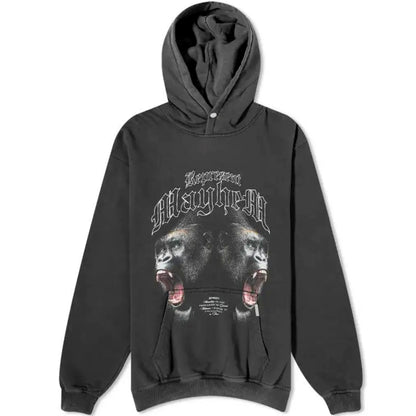 Represent | MAYHEM HOODIE  { VINTAGE BLACK