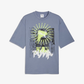 PUMA | GRAPHIC BOXY WASHED TEE { GRAY SKY