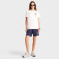 SPORTY & RICH | HOME RUN T-SHIRT { WHITE/SPORTS RED/NAVY