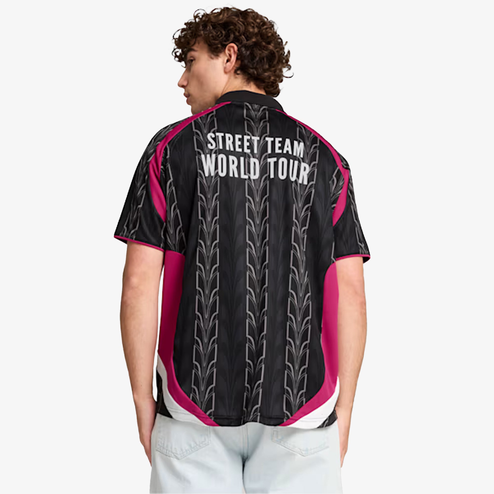 PUMA | X MAS TIEMPO RELAXED FIT JERSEY { BLACK/PINK – Superkicks