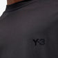 Y-3 | MOCK NECK TEE { BLACK