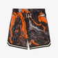 PUMA | LAFRANCÉ HEEM ALL-OVER PRINT 6" SHORTS { ORANGE GLO-AOP