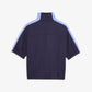 PUMA | T7 SHORT SLEEVE JACKET  { DEEP PLUM