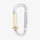 Aries | MINI CARABINER CHAIN NECKLACE { SILVER