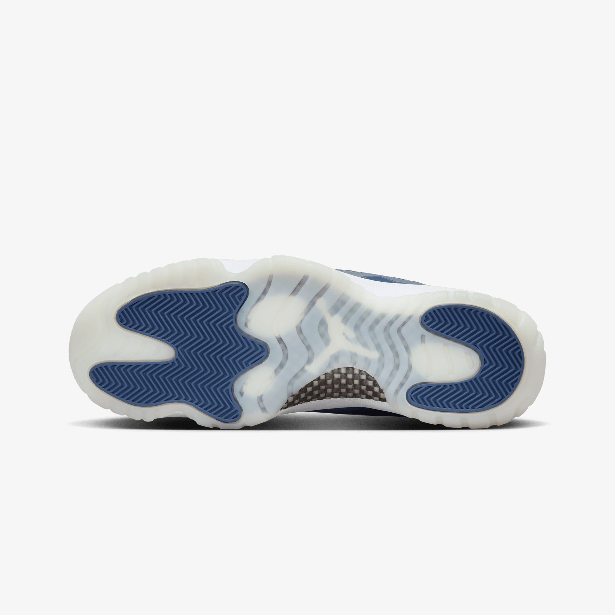 white and navy blue 11