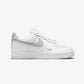 Nike | AIR FORCE 1 '07 ESSENTIAL { WHITE/LIGHT SILVER-WHITE-LIGHT SILVER