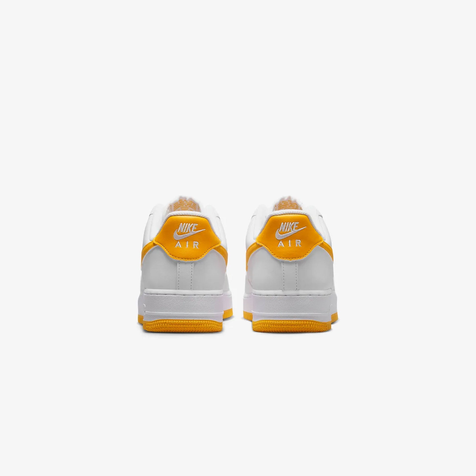 NIKE AIR FORCE '07 WHITE/UNIVERSITY GOLD-WHITE