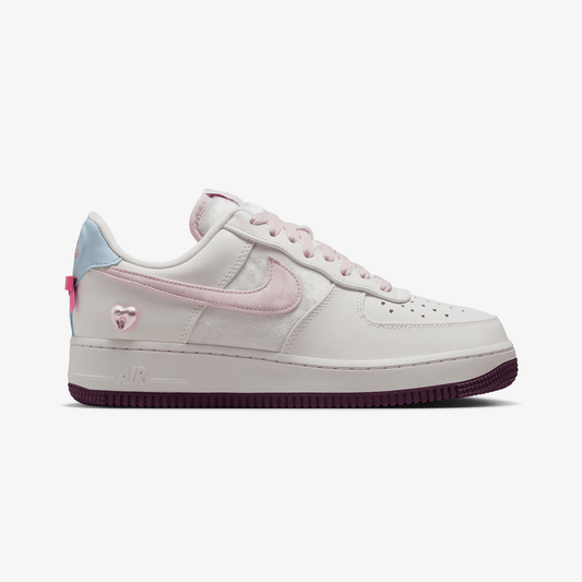 Nike | AIR FORCE 1 '07 { SAIL/SILT RED-SAIL-LT ARMORY BLUE