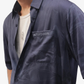 ALMOST GODS | FLOSS GARDEN SHIRT { NAVY